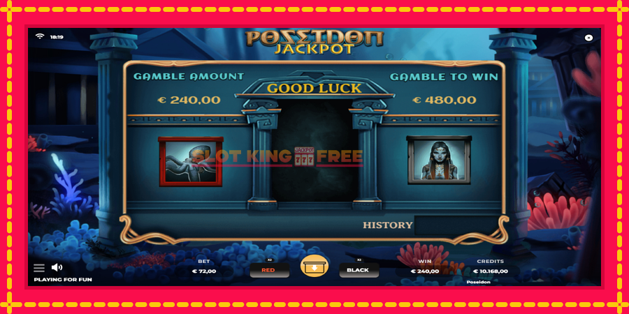 Poseidon Jackpot - automaatne põnevate proovitükkidega