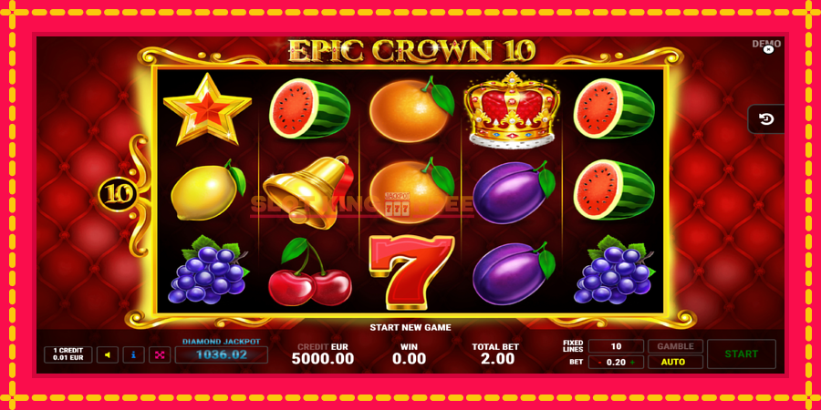 Epic Crown 10 - automaatne põnevate proovitükkidega