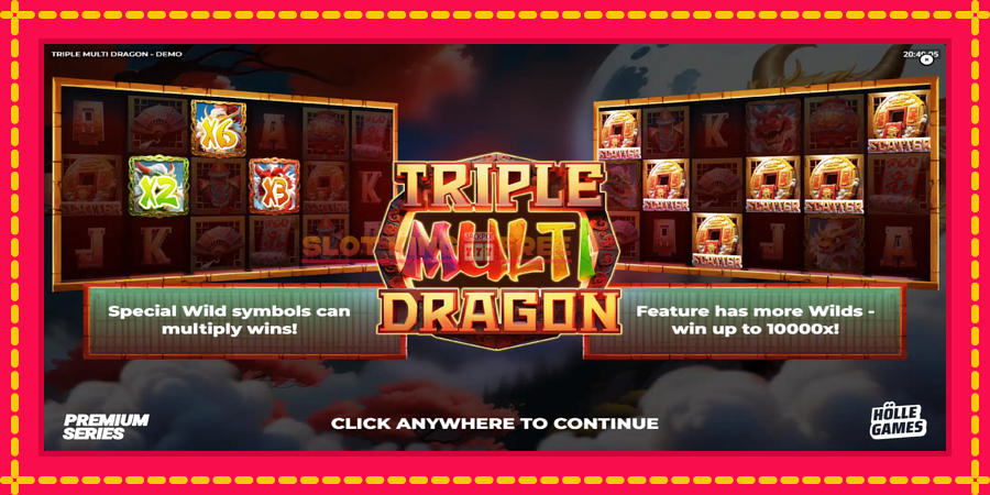 Triple Multi Dragon - automaatne põnevate proovitükkidega