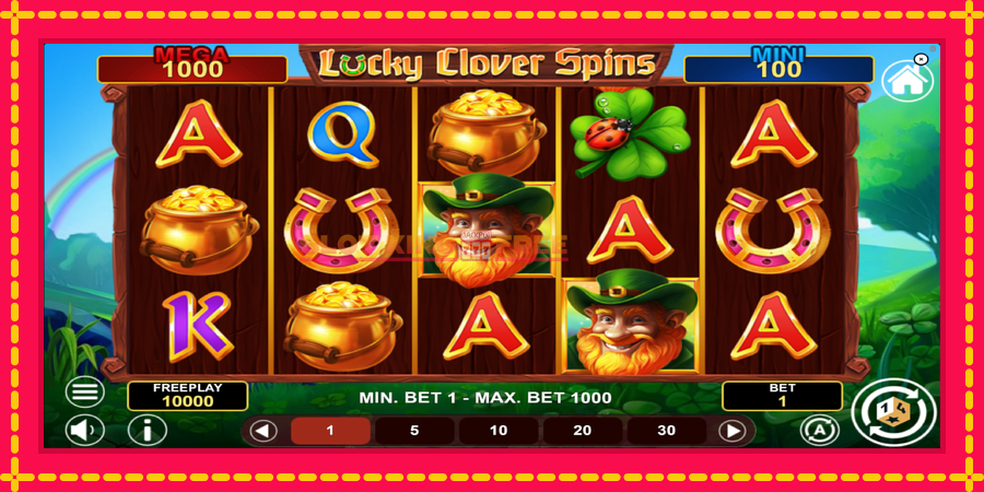 Lucky Clover Spins - automaatne põnevate proovitükkidega