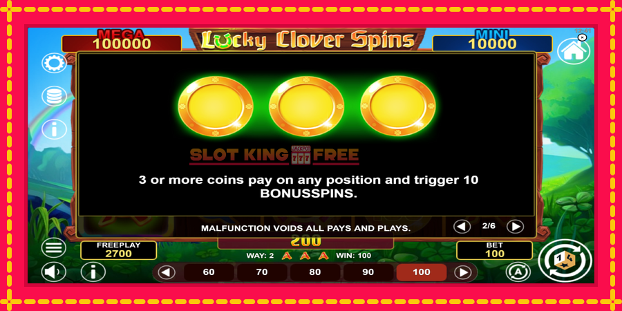 Lucky Clover Spins - automaatne põnevate proovitükkidega