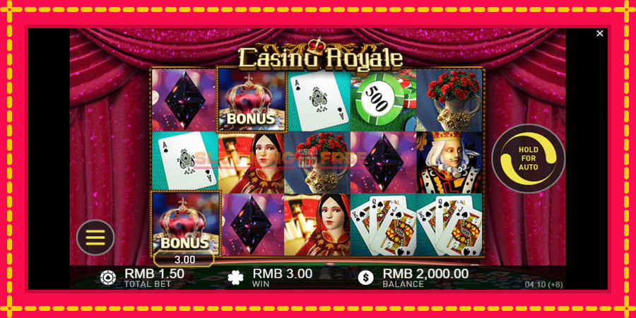 Casino Royale - automaatne põnevate proovitükkidega