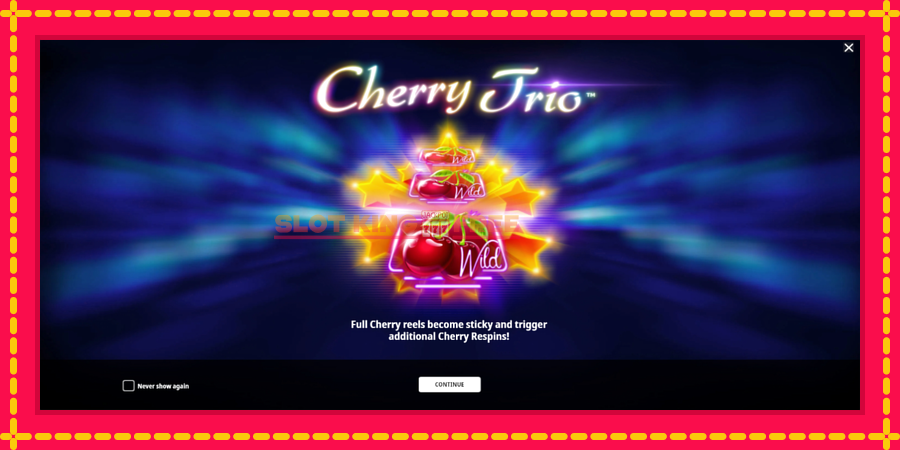 Cherry Trio - automaatne põnevate proovitükkidega