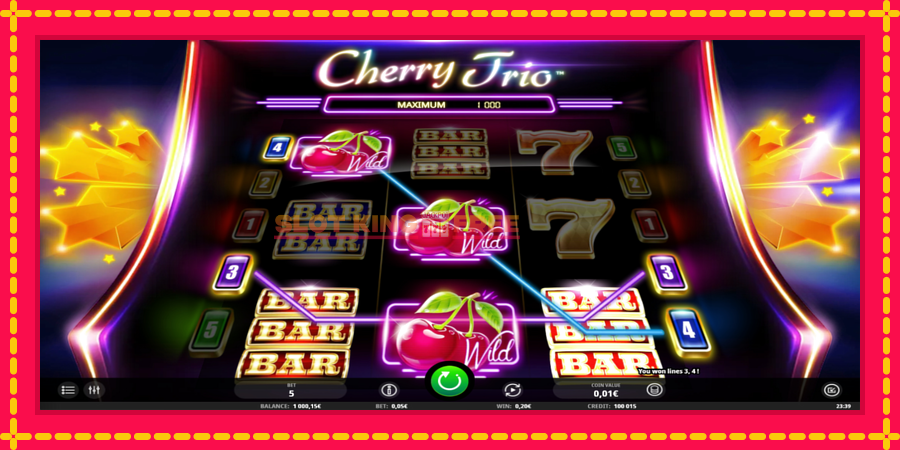 Cherry Trio - automaatne põnevate proovitükkidega