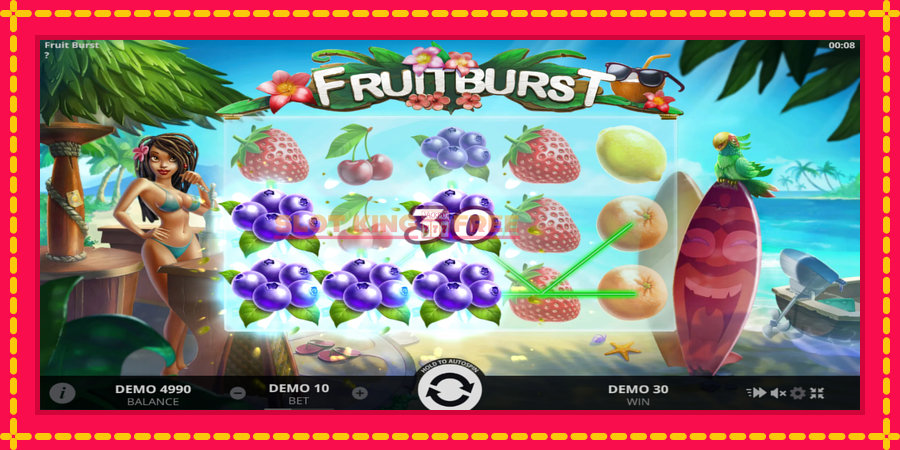 Fruitburst - automaatne põnevate proovitükkidega