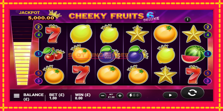 Cheeky Fruits 6 Deluxe - automaatne põnevate proovitükkidega