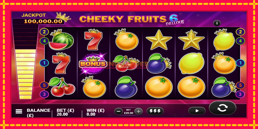 Cheeky Fruits 6 Deluxe - automaatne põnevate proovitükkidega