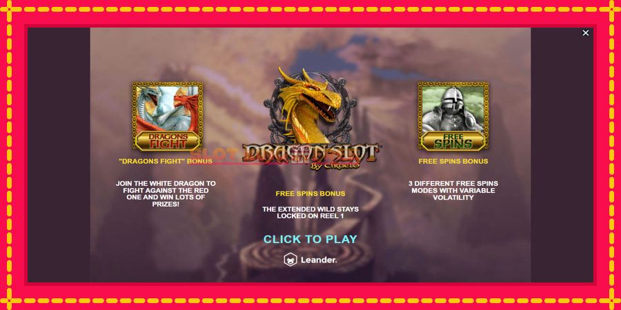 Dragon Slot - automaatne põnevate proovitükkidega