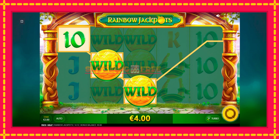 Rainbow Jackpots - automaatne põnevate proovitükkidega