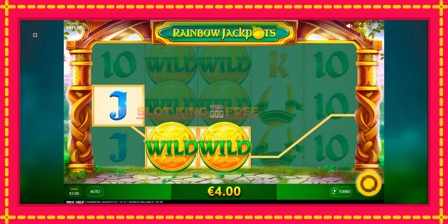 Rainbow Jackpots - automaatne põnevate proovitükkidega