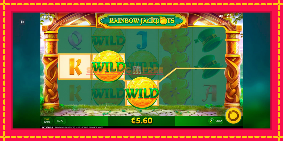 Rainbow Jackpots - automaatne põnevate proovitükkidega