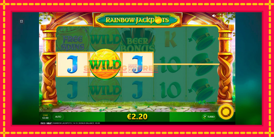 Rainbow Jackpots - automaatne põnevate proovitükkidega